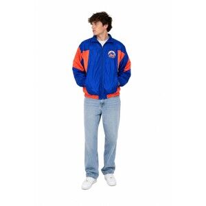 Vintage 90s New York Mets Windbreaker Jacket Blue Orange Medium MLB